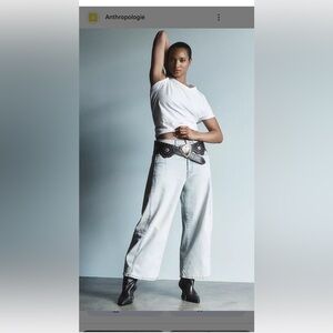 Pilcro Light Blue Ankle & Cropped Jeans